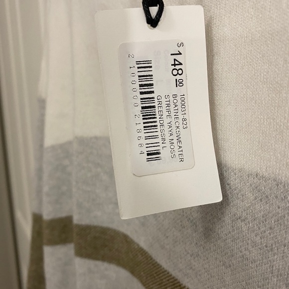 YAYA Boatneck Wool Blended Sweater - Picture 4 of 4